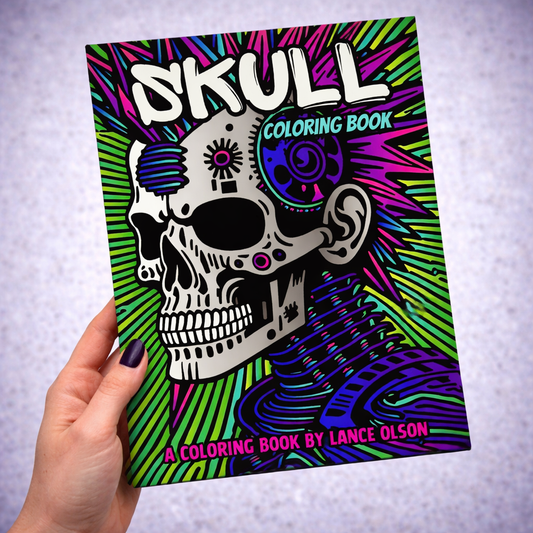 Skull Coloring Book: Bold, Dark, and Strangely Beautiful