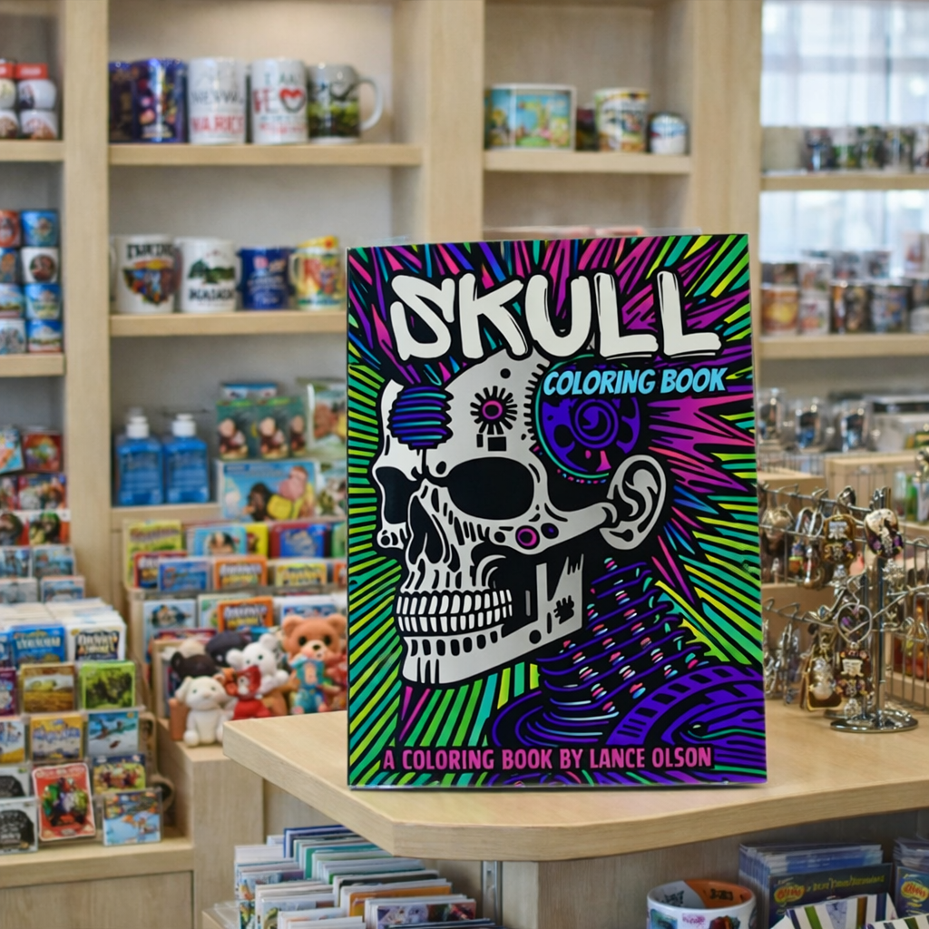 Skull Coloring Book: Bold, Dark, and Strangely Beautiful
