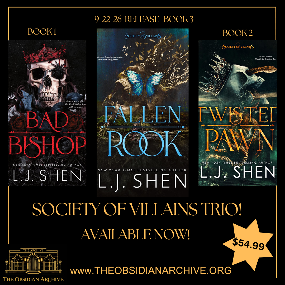 Society of Villains Trio; Fallen Rook/Twisted Pawn/Bad Bishop by LJ Shen