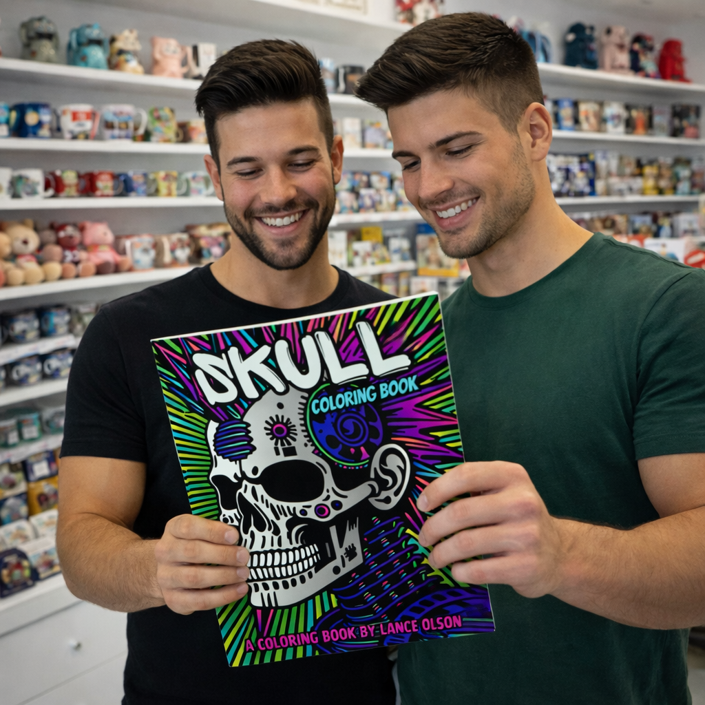 Skull Coloring Book: Bold, Dark, and Strangely Beautiful